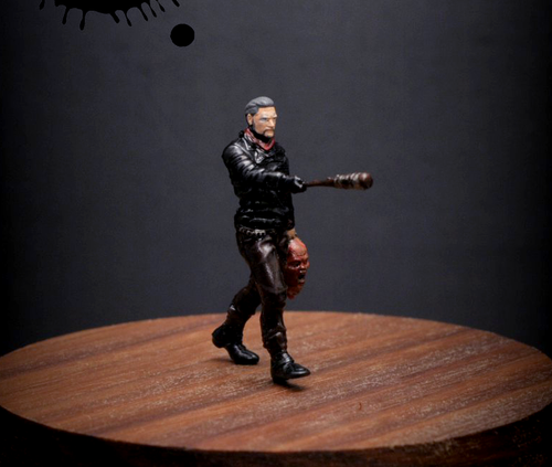1/43 1/64 figure zombie world walking Negan fit 1:64 street car stand