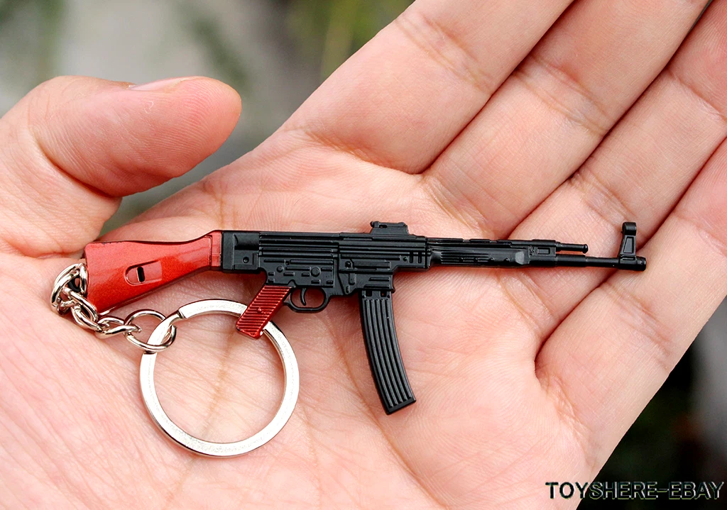 WW2 GERMANY mini gun STG44 full metal keychain toy gift 9cm