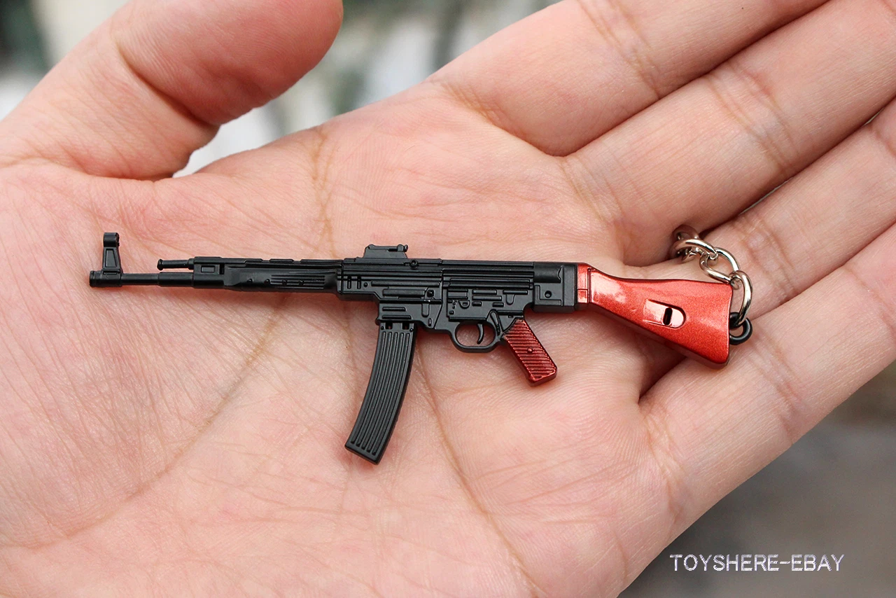 WW2 GERMANY mini gun STG44 full metal keychain toy gift 9cm