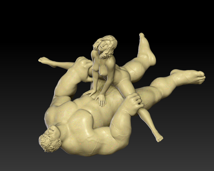 MINIATURE 1/64 1/43 figure unpainted model SEXY girls Black Widow VS Hulk Diorama NSFW