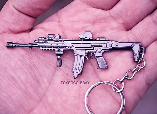 1/12 Mini gun M433 Rifle full metal keychain toy gift 9cm BATTLEFIELD6