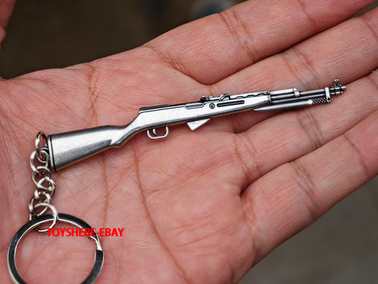 Battlefield6 1/12 mini gun 56K full metal keychain toy gift 9cm