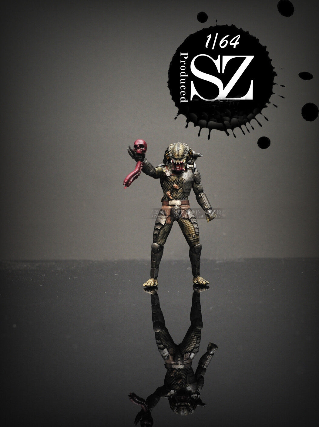 Miniature figure TOY 1/64 people The Xenomorph diorama