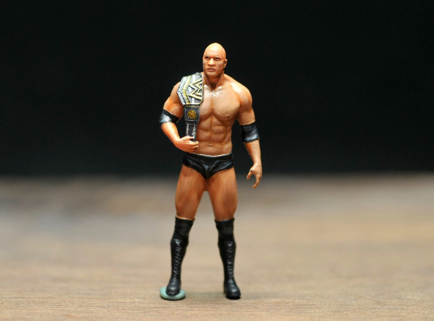 3D PRINT 1/64 figure Johnson pro-wrestling 1:64 CAR street stand Diorama