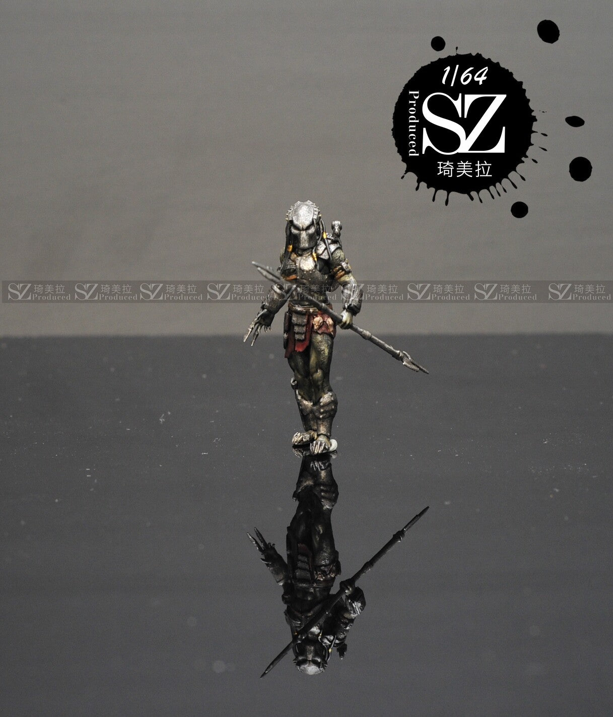 Miniature figure TOY 1/64 people The Xenomorph diorama