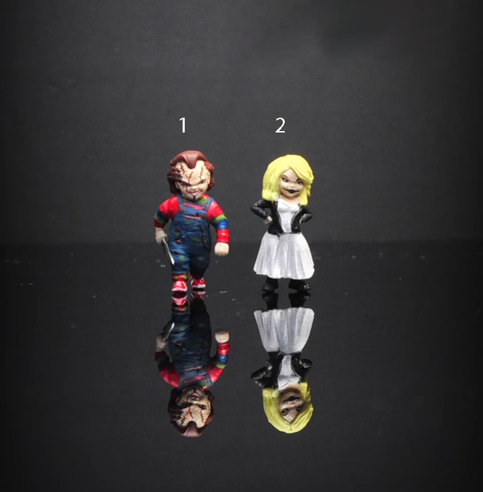 3D PRINT hand paint 1/43 1/64 killer Chucky FIT 1:64 CAR street
