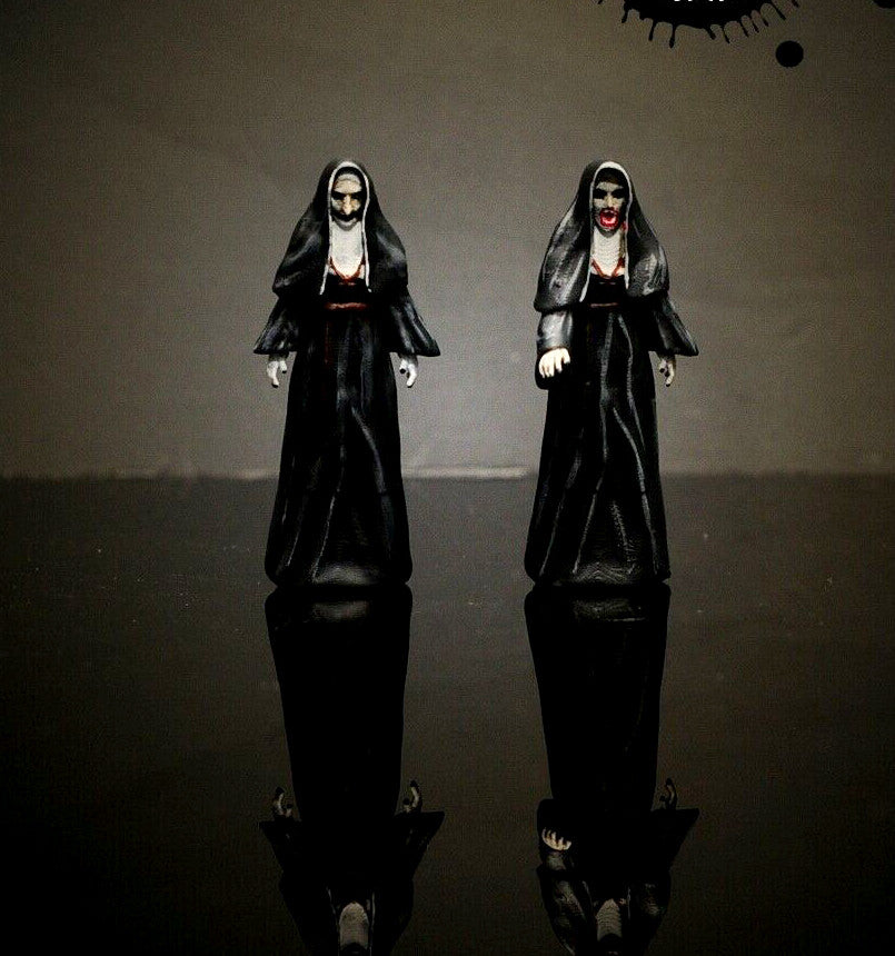 3D PRINT 1/64 The Devil Nun The Conjuring fit 1:64 car street stand