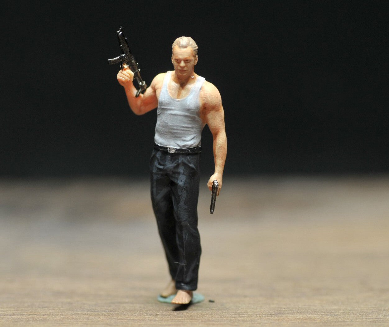 3D PRINT people 1/64 Thug gang fit 1:64 car street stand hand painted Diorama