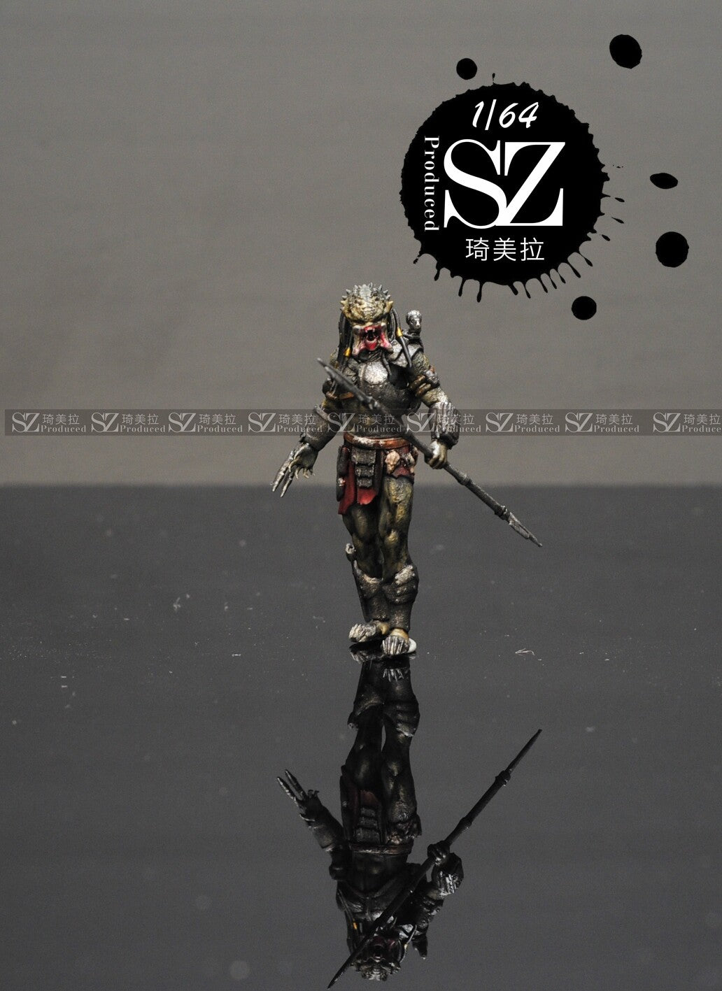 Miniature figure TOY 1/64 people The Xenomorph diorama