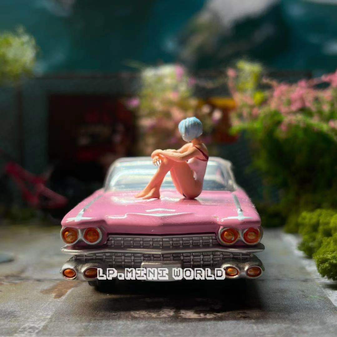 3D Print 1/64 SEXY GIRL Rei fit 1:64 carstreet