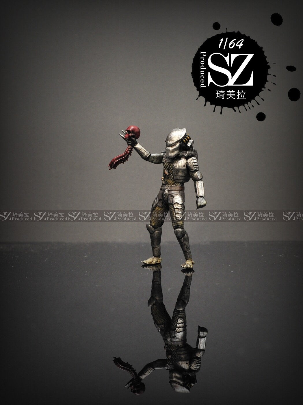 Miniature figure TOY 1/64 people The Xenomorph diorama