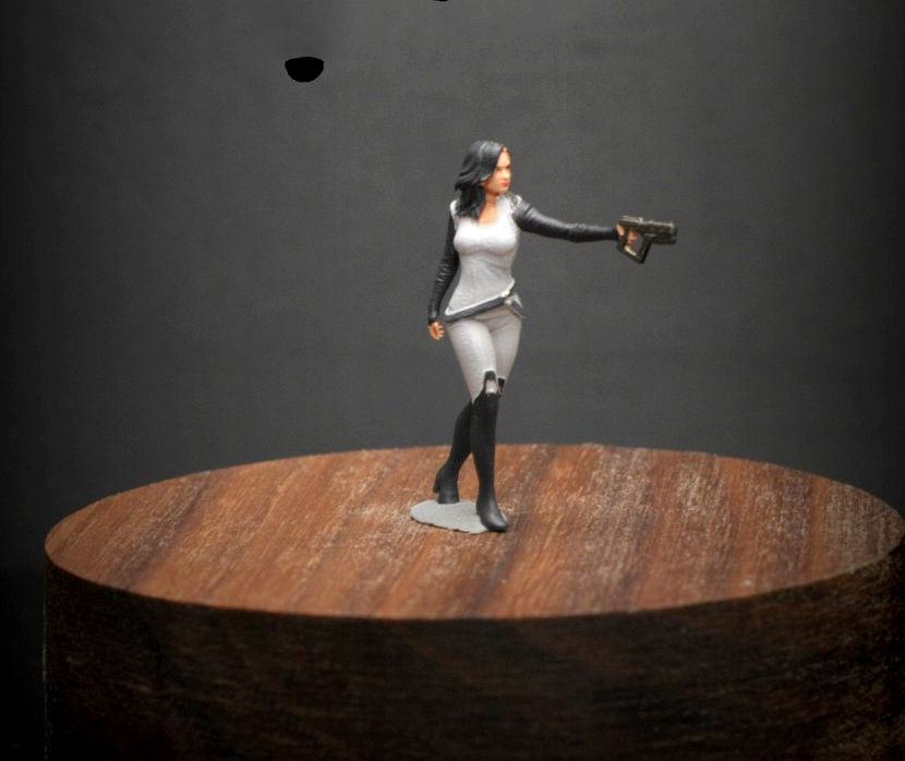 1/64 1/43 cool girl lady star Science fiction film war fit 1:64 car street