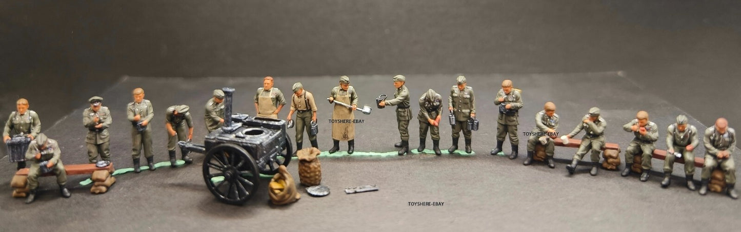WW2 1/72 tank 1:72 Germany Cooking Team USA Command Post Battlefield5 Diorama