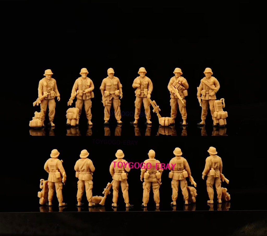 1/72 1/48 U.S. Ranger Special Forces in Vietnam War diormam 6PCS