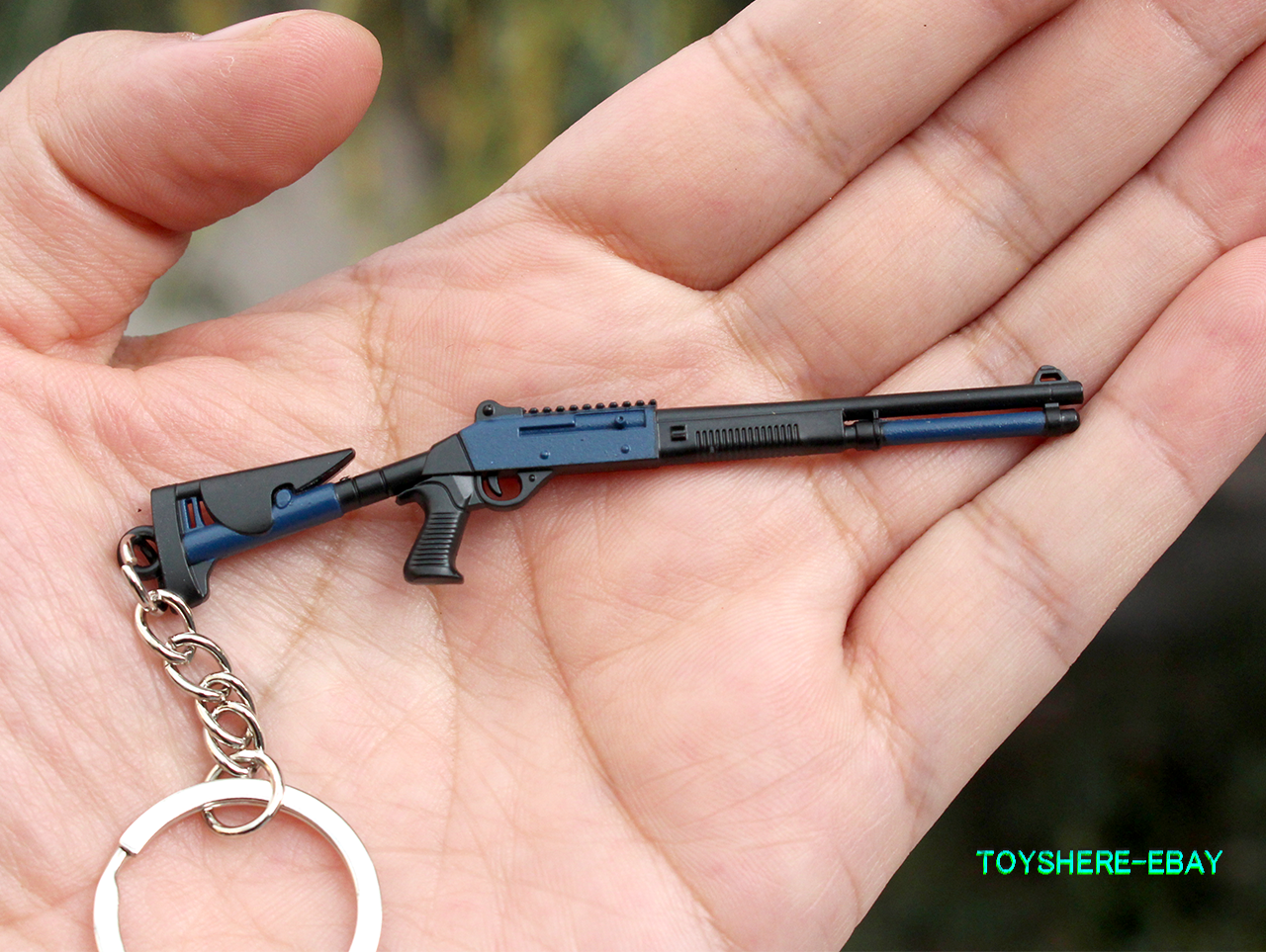 WW2 USA mini gun M1014 SHOTGUN full metal keychain toy gift 9cm free ship