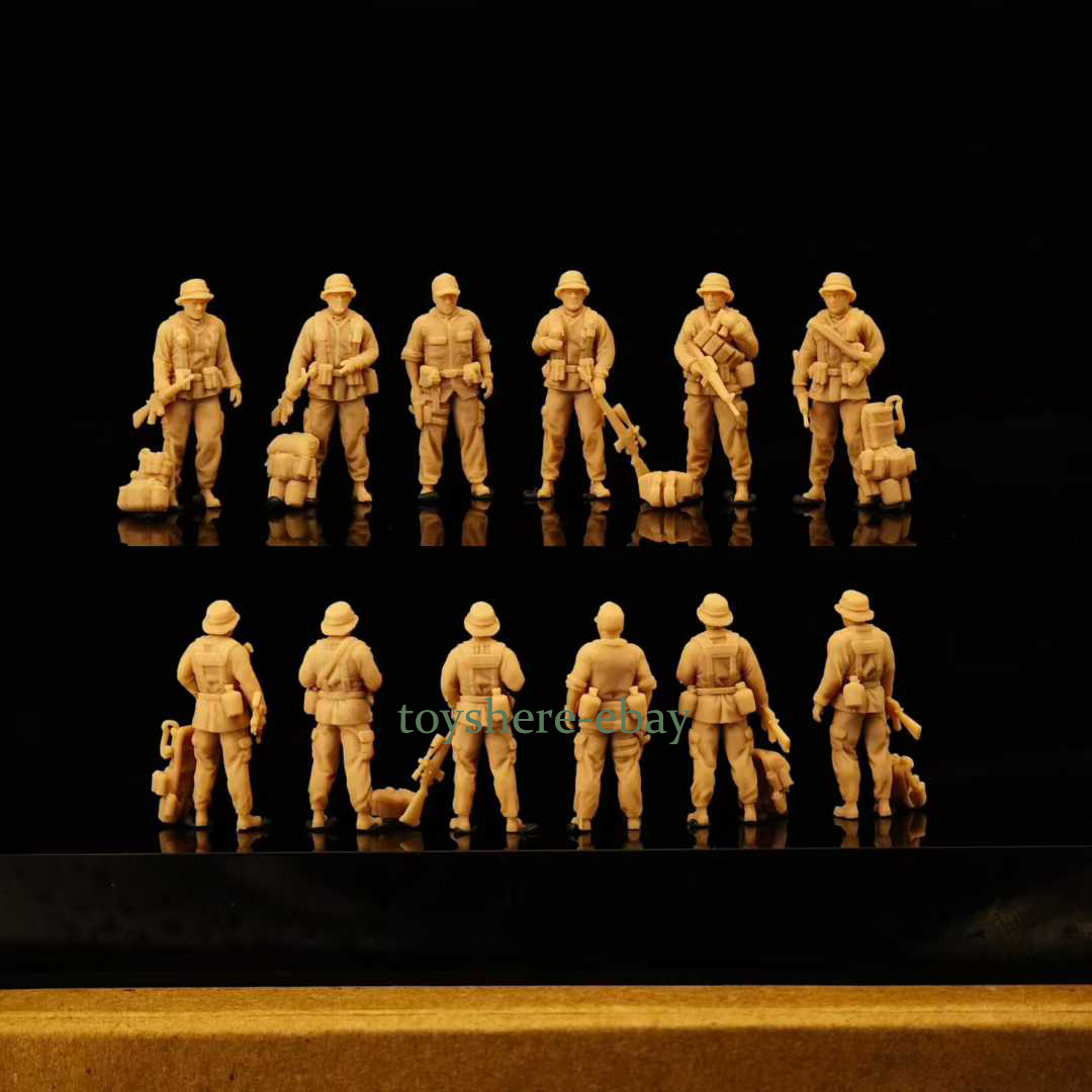 1/72 1:48 soldier figure Vietnam War Green Berets U.S. Special Forces Military 6PCS