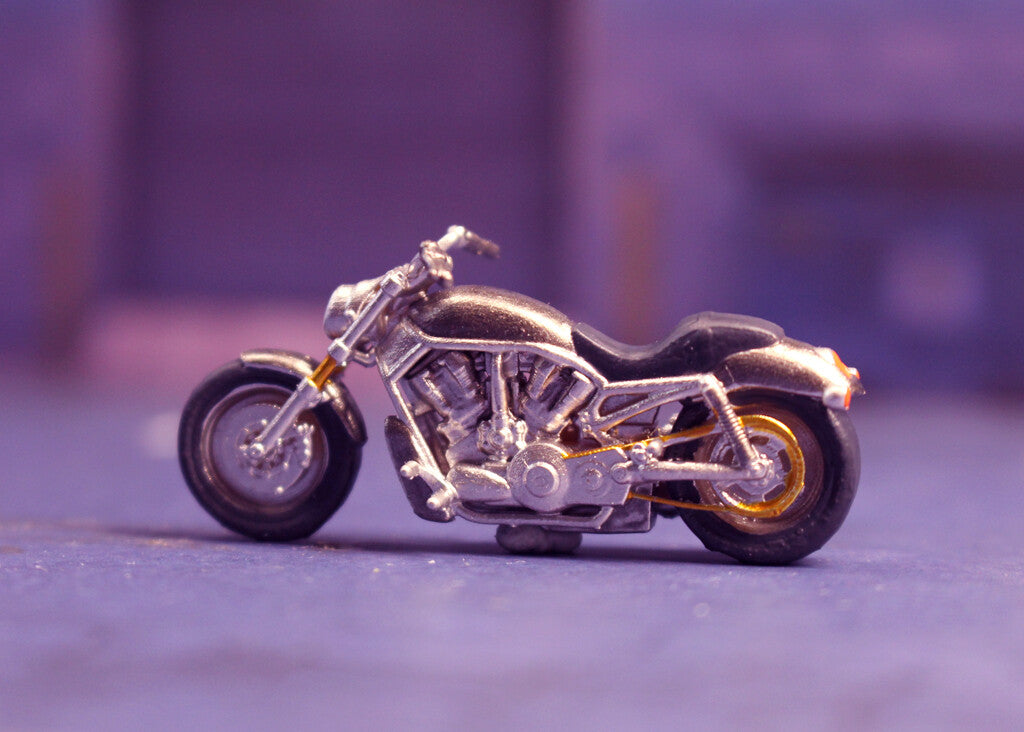 3D PRINT 1/64 motorcycle motorbike fit 1:64 figure car miniture diorama