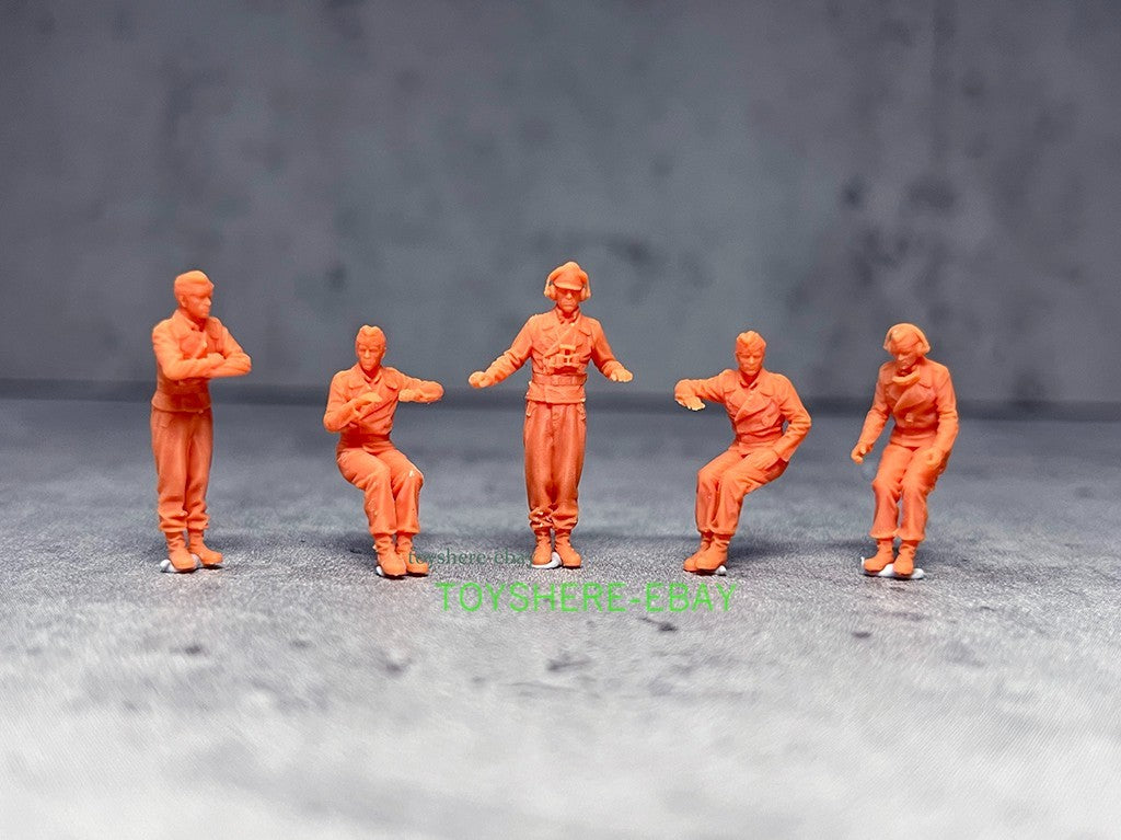 1/72 1/48 soldiers WWII Tiger Tank Crew German Complete Crew Team