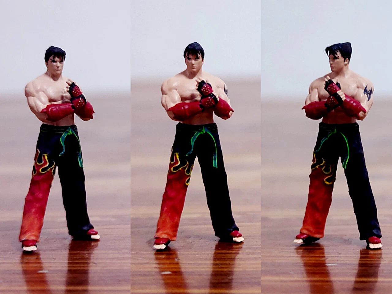 3D Print 1/64 figures TEKKEN fighter cool man boxer fit 1:64 fit car diorama