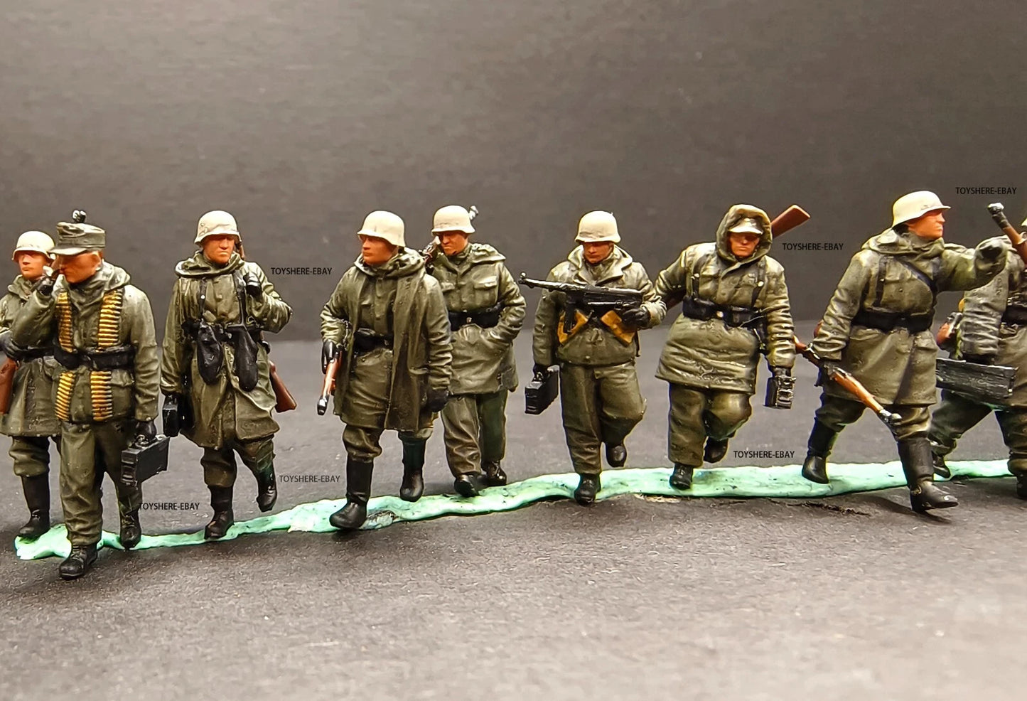 WW2 1/72 TANK figure Battle of winter war USA Band Soldiers Brothers Diorama
