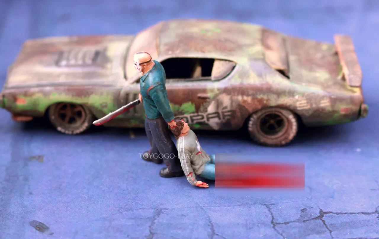 3D PRINT 1/64 Movie Killer figure horrible movie Dangerous fit 1:64 Diorama