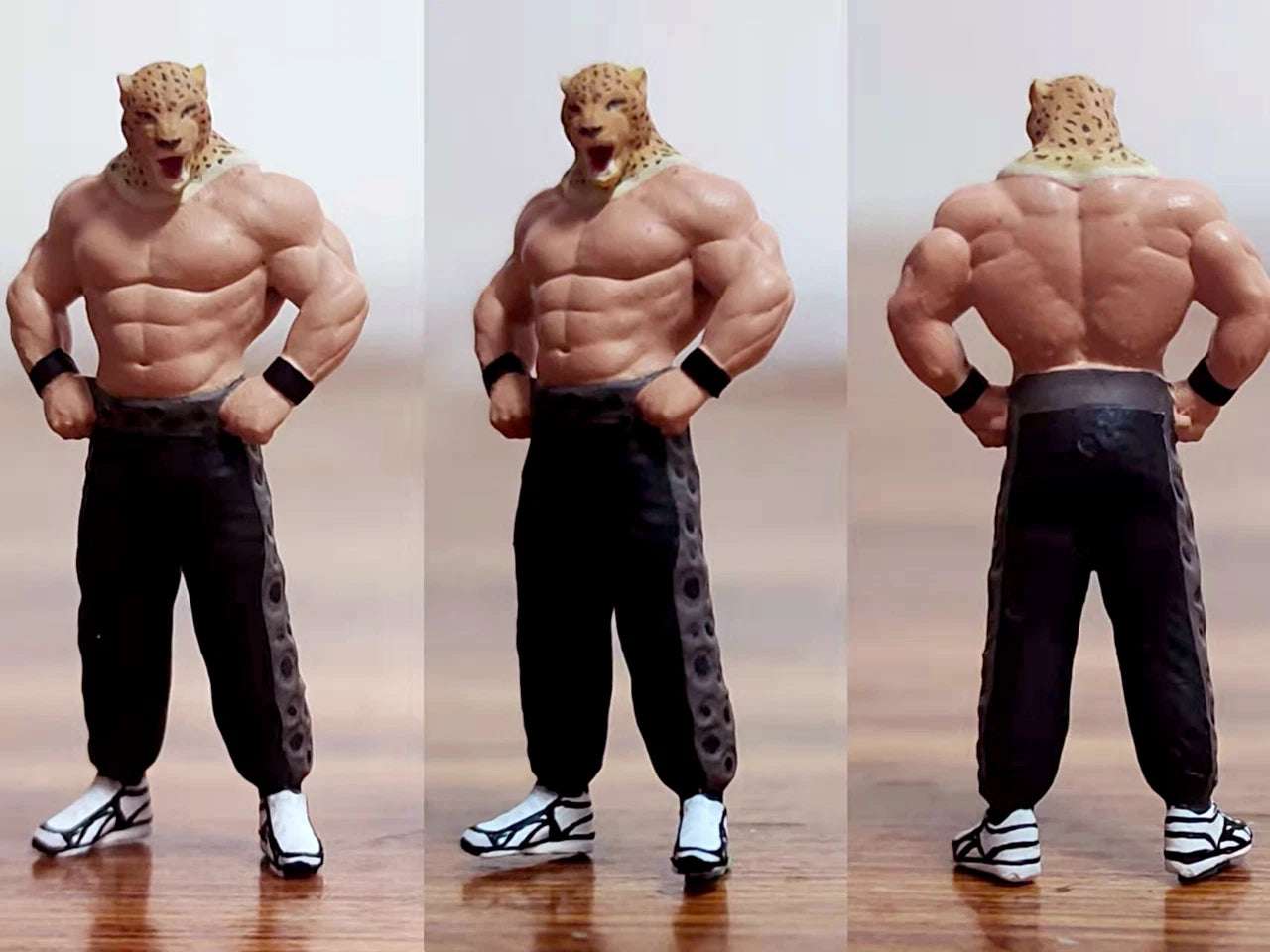 3D Print 1/64 figures TEKKEN fighter cool man boxer fit 1:64 fit car diorama