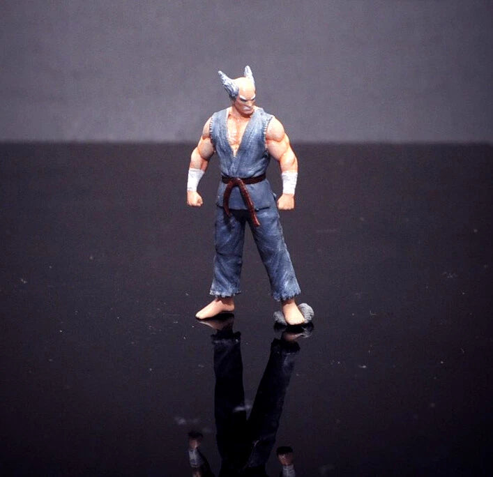 3D Print 1/64 figures TEKKEN fighter cool man boxer fit 1:64 fit car diorama