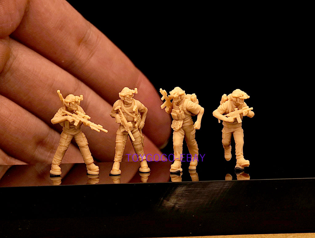 1/87 1/72 1/48 figure CIA UAV Operators 4PCS soldier Team Miniature Model battlefield6
