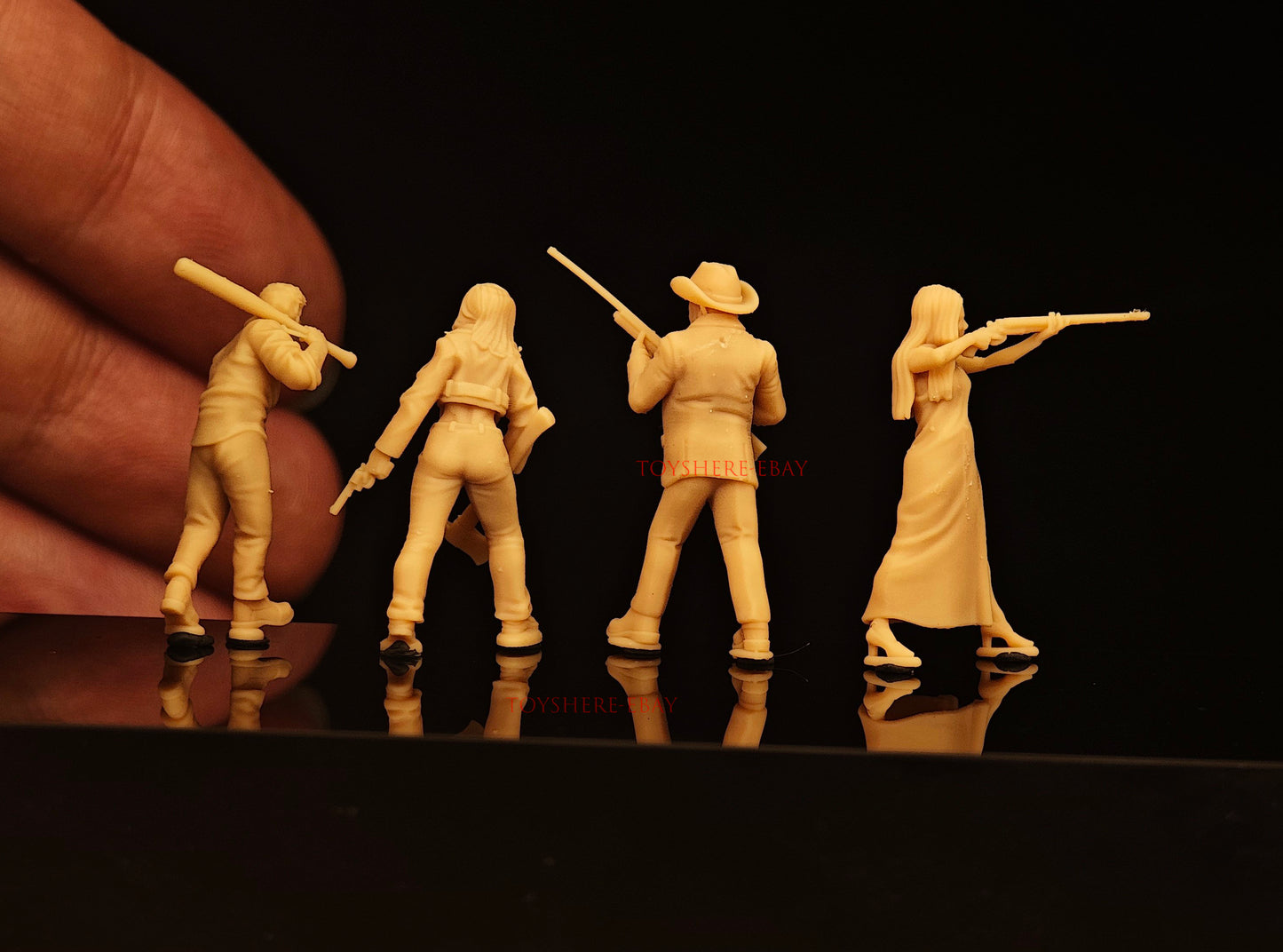 TOY 1/72 1/48 Post-Apocalyptic Armed Survivors - Zombie Era Tactical Gear figure