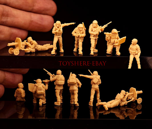 TOY 1/72 1/48 Civilian Guerrilla Modern Warfare Ukraine-Russia War Mini Figure