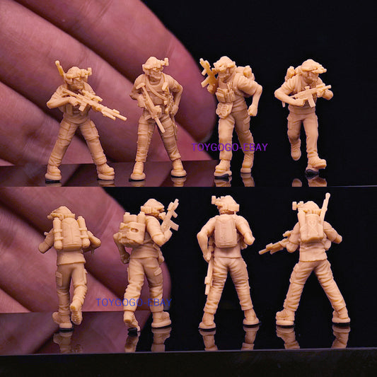 1/87 1/72 1/48 figure CIA UAV Operators 4PCS soldier Team Miniature Model battlefield6