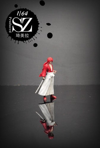 3D PRINT 1/64 ¤ë¤í¤¦¤Ë „‡ÐÄ Japan Samurai X ninja Kenshin FIT 1:64 CAR street