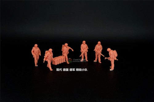 3D Printed 1/72 Modern Germany German Elite Squad 6-Person Plain Model NEW£¡