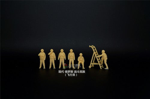 3D Printed 1/72 Modern Russian Pilot 6-Person Plain Model NEW£¡