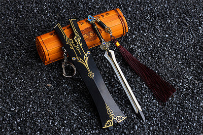 The legend of Chinese sword snow ice sword Full metal  full metal 16.5cm