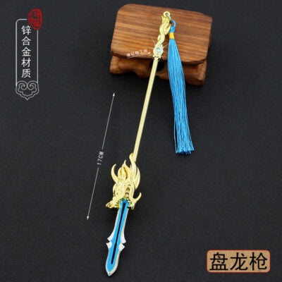 TOY 1:6 1/6 sword Chinese Dragonlance spear weapon METAL 17CM