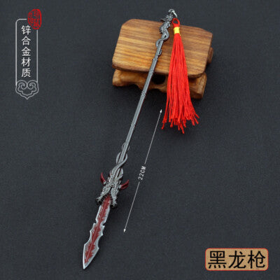 TOY 1:6 1/6 sword Chinese Darkness Dragon lance spear weapon METAL 22CM