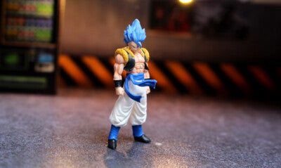 3D Print 1/64 Gogeta Goku Dragon figure fit 1:64 car Mini Sand