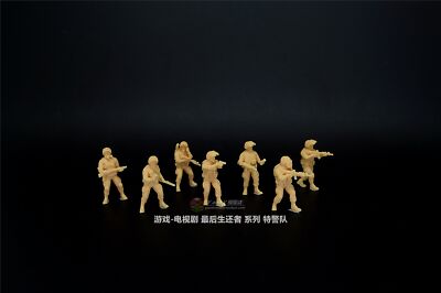 3D Printed 1/72 TV Series ¡¶The Last of Us ¡·SWAT Team Group 7 Plain Model