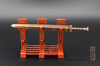1/6 Legend of Qin Chinese sword É̽£ Heaven Sword full metal 16cm Bronze sword