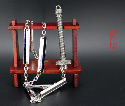 1/3 LOL China sword for Blood Zombies full metal  Á´½£ nine-section whip