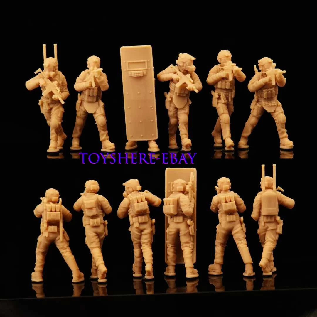 1/72 TANK 1:72 WW2 USA 6PCS  SOLDIER  Operations battlefield5 ZVEZDA