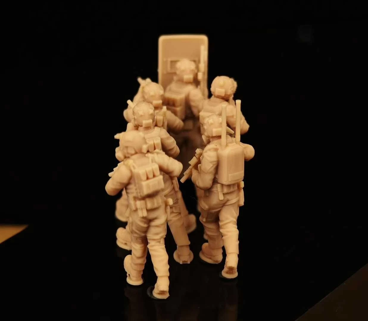 1/72 TANK 1:72 WW2 USA 6PCS  SOLDIER  Operations battlefield5 ZVEZDA