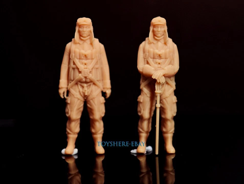 1/72 1/48 WWII Japan soldier figures pilot Fighter Zero diorama 2PCS UNPAINTED