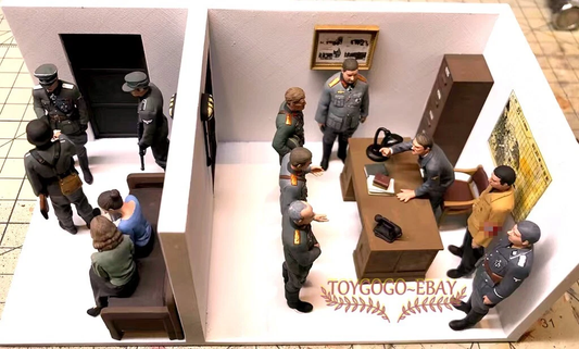 1/72  WWII German Bunker Final Days of Doom Diorama Apocalyptic battle
