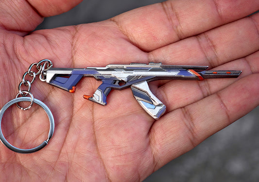 Mini gun VALORANT BlastX Spectre Metal keychain toy 9cm 1/12
