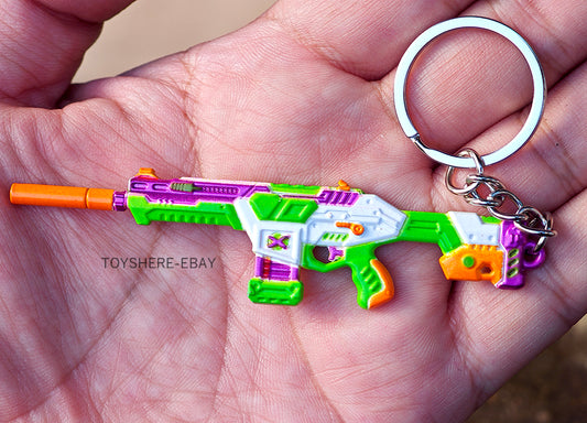 Mini gun VALORANT SUMMER Reaver Impression Ghost Metal keychain toy 9cm 1/12