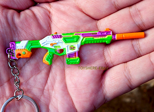 Mini gun VALORANT SUMMER Reaver Impression Ghost Metal keychain toy 9cm 1/12