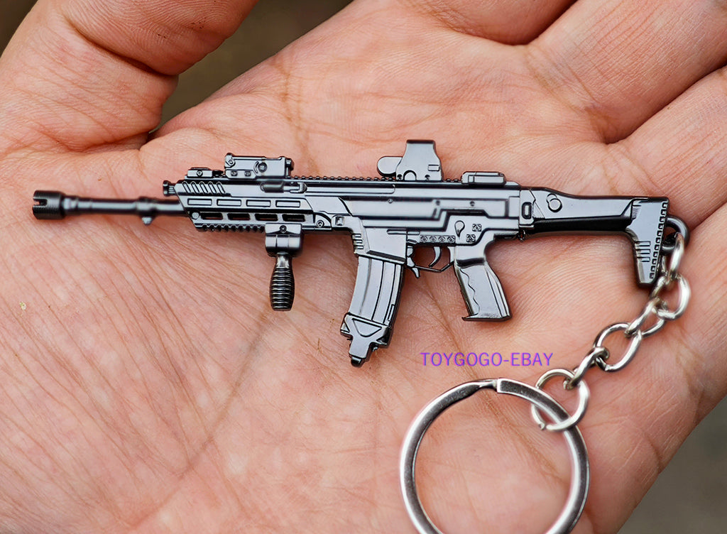 1/12 Mini gun M433 Rifle full metal keychain toy gift 9cm BATTLEFIELD6