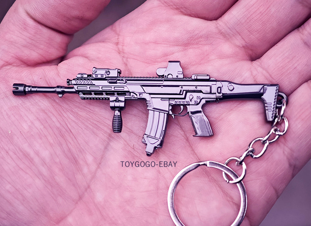 1/12 Mini gun M433 Rifle full metal keychain toy gift 9cm BATTLEFIELD6